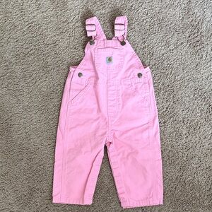 Carhartt Kids Light Pink Overalls